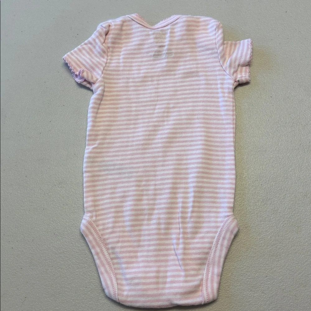 Carters Just One You Pink Striped Bodysuit